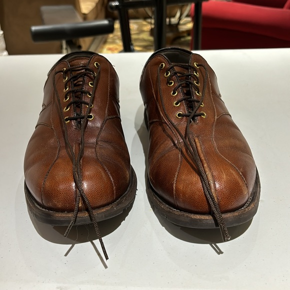 Footjoy FJ Premiere Classic Dry Spikeless Mens 12 Tobacco Brown - Picture 2 of 8